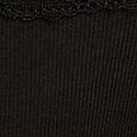 Black with Lace Trim