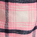 Cozy White, Black, And Pink Plaid