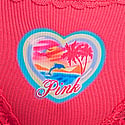 Candy Pink w/ Pink Heart Island Graphic