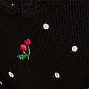 Black Cherry Dot Print