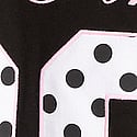 Pure Black Polka Dots