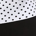 Pure Black Polka Dots