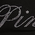 Pure Black with Pink Bling