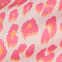 Pink Tulip & Orange Leopard Print