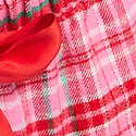 Sizzling Strawberry & Bright Vermilion Plaid
