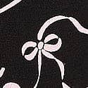 Black Bow Print