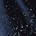 Noir Navy Confetti Velour