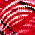 Bright Vermillion Plaid 