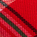 Bright Vermilion Plaid Print