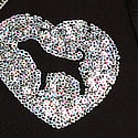 Pure Black Sequins