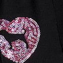 Pure Black Sequins