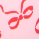 Coconut Pink Bow Print