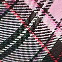 Dark Garden Plaid Print with PINK Shine Graphic