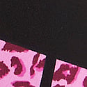 Pink Leopard Logo Print