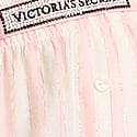 White & Pink Shimmer Heritage Stripes