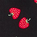 Black Strawberry Print