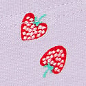 Pastel Lilac Strawberry Print