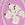 Pink Logo Crest Bag Charm Keychain